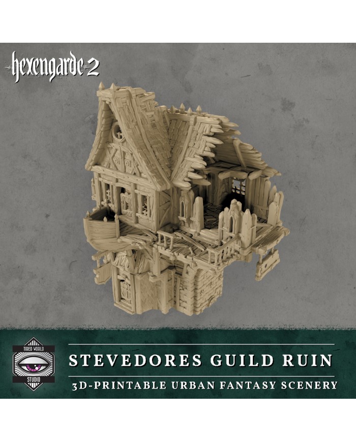 Ruinas del Gremio de Estibadores de Hexengarde|Tired World Studio|Escenografia Mordheim