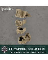 Stevedores Guild Ruin of Hexengarde City|Tired World Studio|Mordheim Terrain