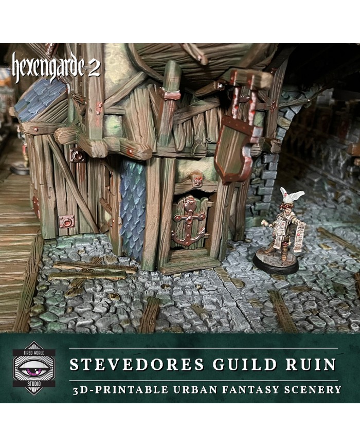 Ruinas del Gremio de Estibadores de Hexengarde|Tired World Studio|Escenografia Mordheim