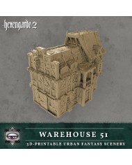 Warehouse 51 Building of Hexengarde City|Tired World Studio|Mordheim Terrain