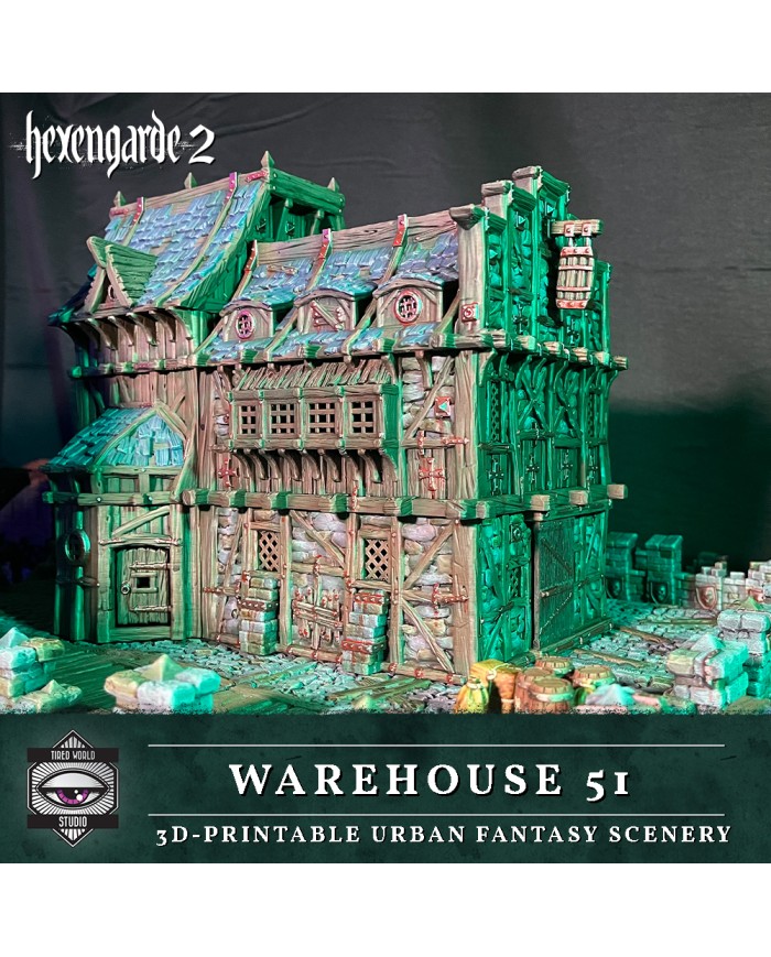 Edificio del Almacén 51 de Hexengarde|Tired World Studio|Escenografia Mordheim