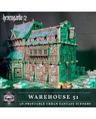 Warehouse 51 Building of Hexengarde City|Tired World Studio|Mordheim Terrain