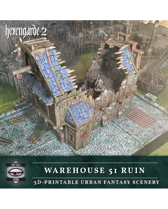Ruinas del Almacén 51 de Hexengarde|Tired World Studio|Escenografia Mordheim