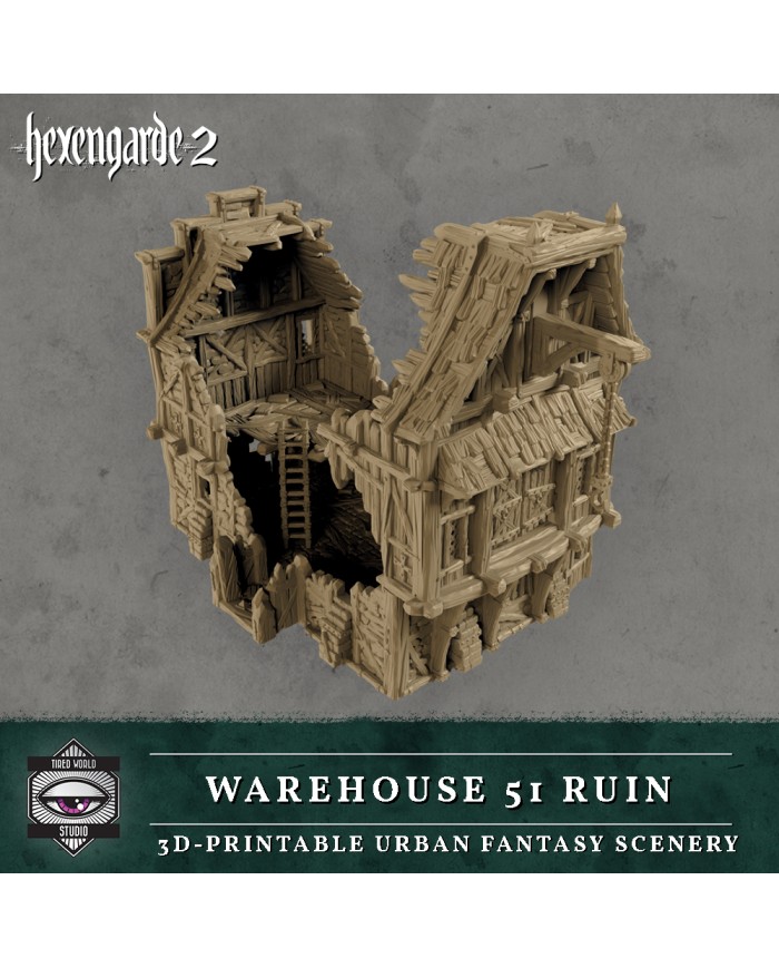 Ruinas del Almacén 51 de Hexengarde|Tired World Studio|Escenografia Mordheim