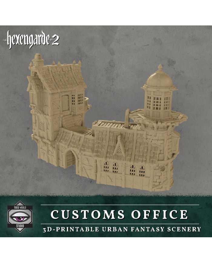 Edificio de la Oficina de Aduanas de Hexengarde|Tired World Studio|Escenografia Mordheim