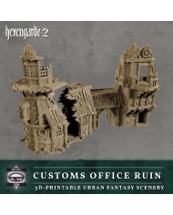 Ruinas de la Oficina de Aduanas de Hexengarde|Tired World Studio|Escenografia Mordheim