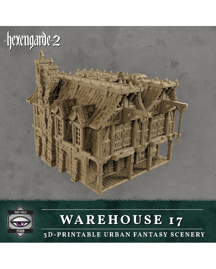 Edificio del Almacén 17 de Hexengarde|Tired World Studio|Escenografia Mordheim