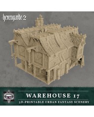 Warehouse 17 Building of Hexengarde City|Tired World Studio|Mordheim Terrain