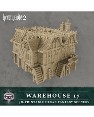 Warehouse 17 Building of Hexengarde City|Tired World Studio|Mordheim Terrain
