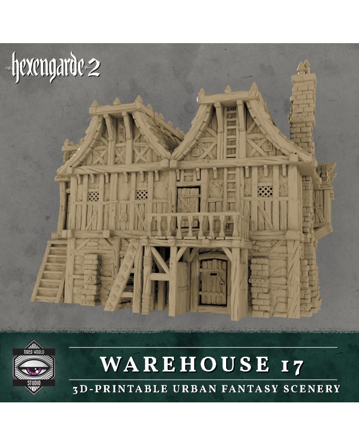 Edificio del Almacén 17 de Hexengarde|Tired World Studio|Escenografia Mordheim