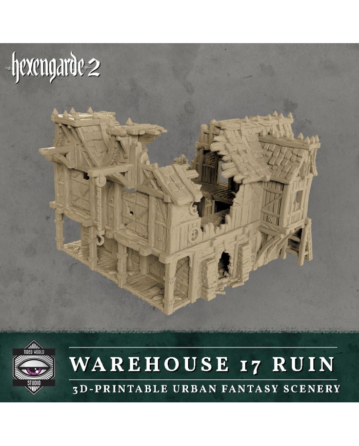 Ruinas del Almacén 17 de Hexengarde|Tired World Studio|Escenografia Mordheim