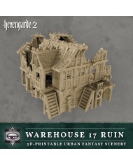 Warehouse 17 Ruin of Hexengarde City|Tired World Studio|Mordheim Terrain