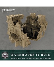 Warehouse 17 Ruin of Hexengarde City|Tired World Studio|Mordheim Terrain