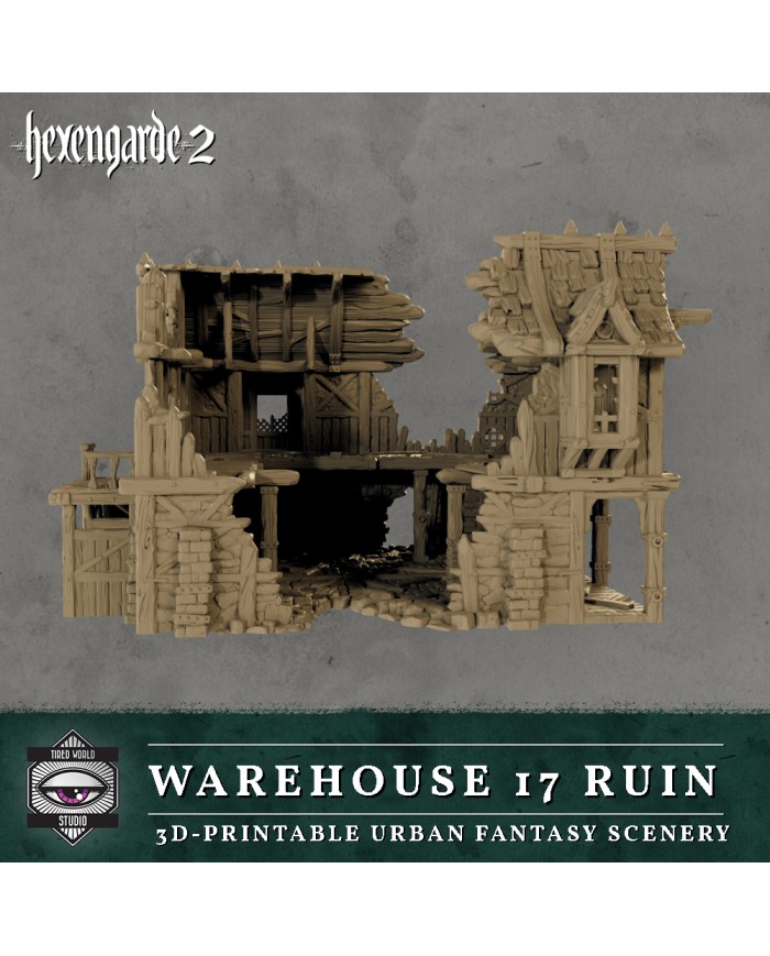 Ruinas del Almacén 17 de Hexengarde|Tired World Studio|Escenografia Mordheim