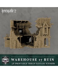 Warehouse 17 Ruin of Hexengarde City|Tired World Studio|Mordheim Terrain