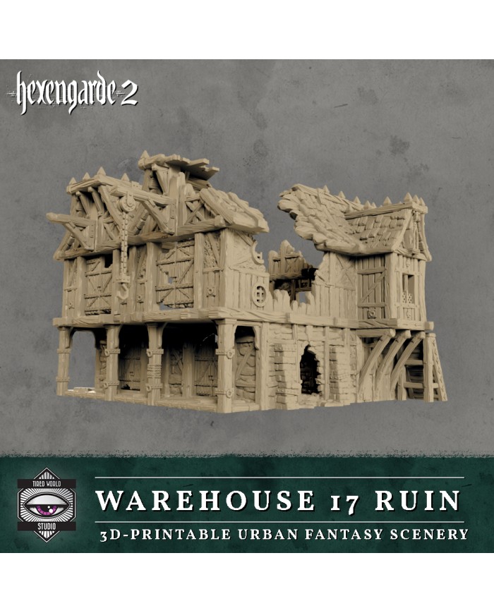 Ruinas del Almacén 17 de Hexengarde|Tired World Studio|Escenografia Mordheim