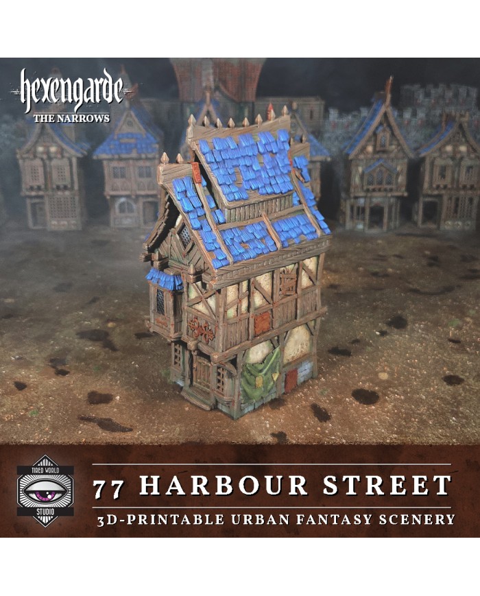 Edificio de la Calle del Puerto 77 de Hexengarde|Tired World Studio|Escenografia Mordheim
