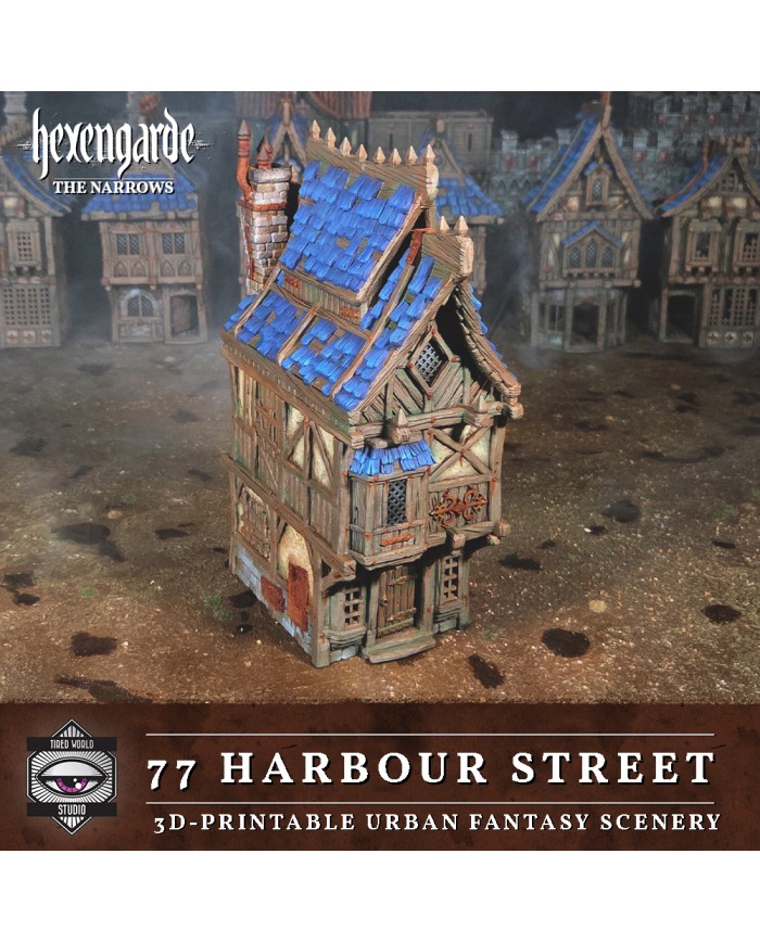 77 Harbor Street of Hexengarde City|Tired World Studio|Mordheim Terrain