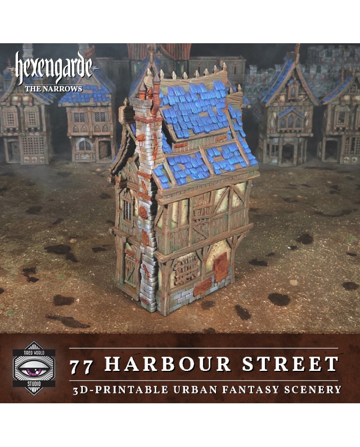 77 Harbor Street of Hexengarde City|Tired World Studio|Mordheim Terrain