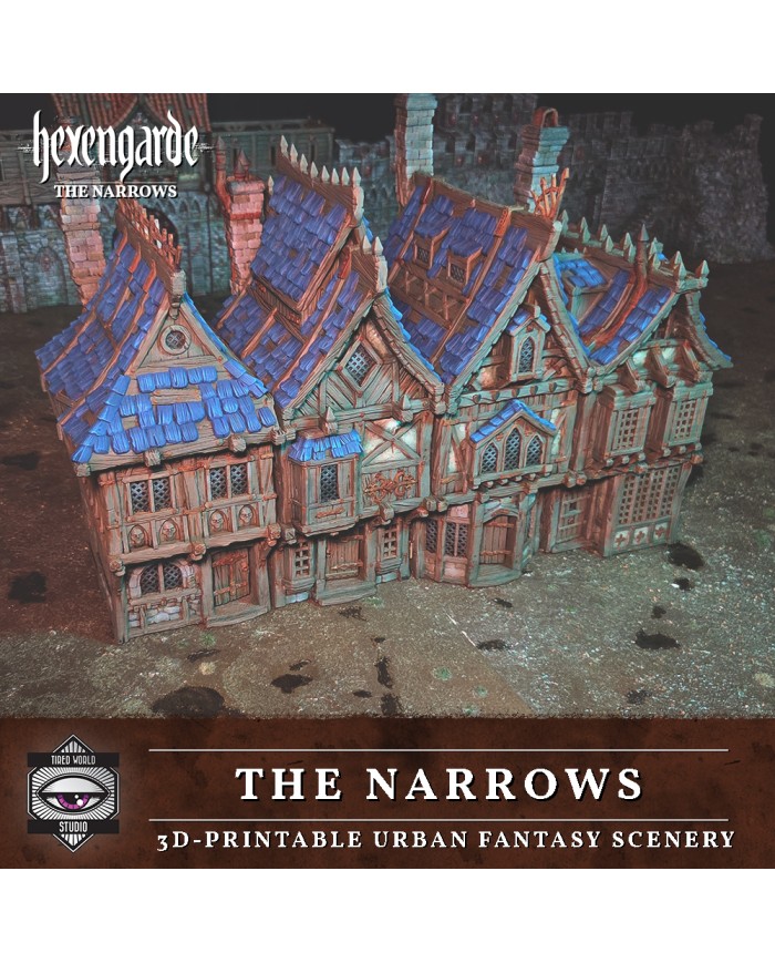 77 Harbor Street of Hexengarde City|Tired World Studio|Mordheim Terrain