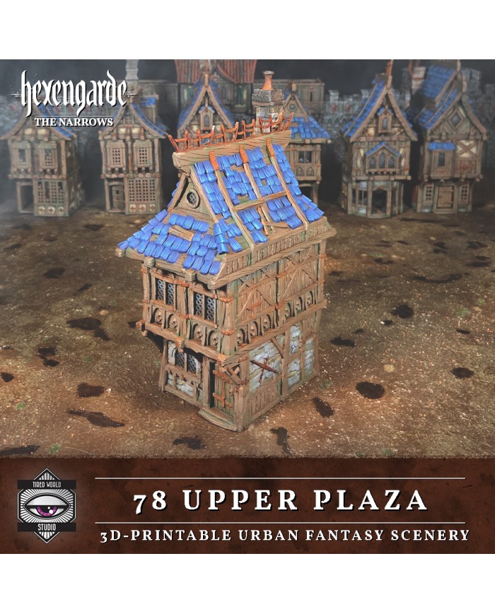 78 Upper Plaza of Hexengarde City|Tired World Studio|Mordheim Terrain