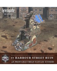 Ruinas de la Calle del Puerto 77 de Hexengarde - A|Tired World Studio|Escenografia Mordheim