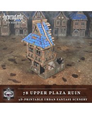 78 Upper Plaza Ruin of Hexengarde City - A|Tired World Studio|Mordheim Terrain