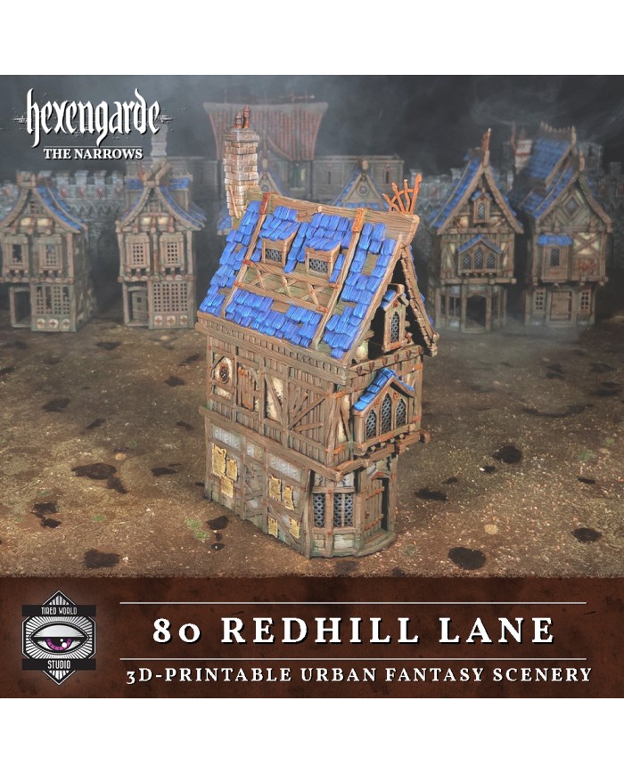 80 Redhill Lane of Hexengarde City|Tired World Studio|Mordheim Terrain