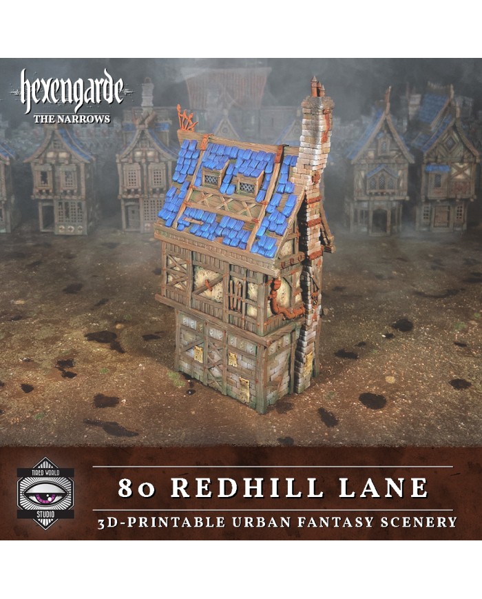 80 Redhill Lane of Hexengarde City|Tired World Studio|Mordheim Terrain