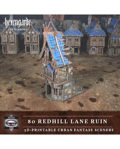 Ruinas de la Calle de la Colina Roja 80 de Hexengarde - A