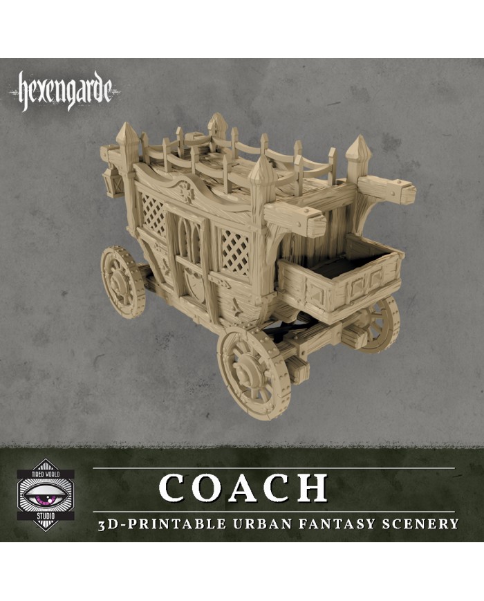 Coach of Hexengarde City|Tired World Studio|Mordheim Terrain