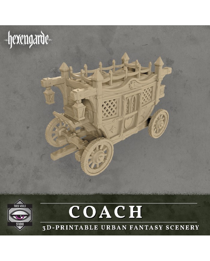 Coach of Hexengarde City|Tired World Studio|Mordheim Terrain