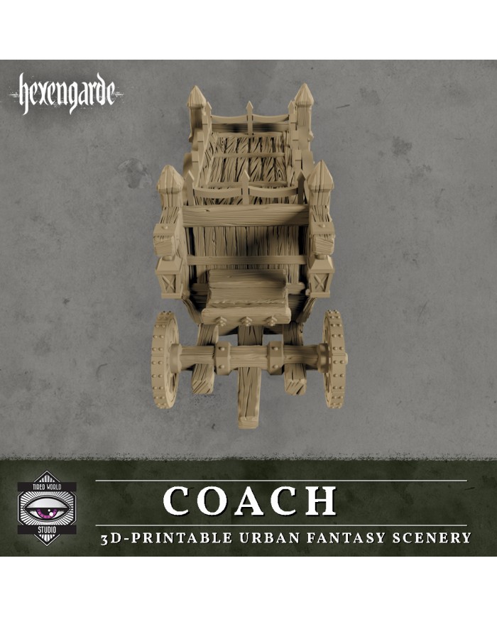 Coach of Hexengarde City|Tired World Studio|Mordheim Terrain