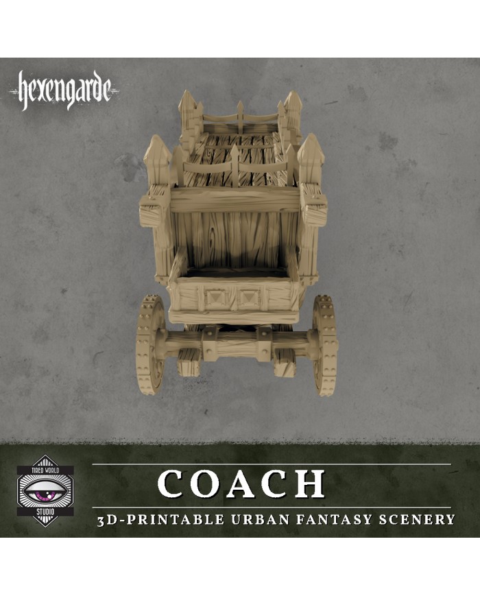 Coach of Hexengarde City|Tired World Studio|Mordheim Terrain