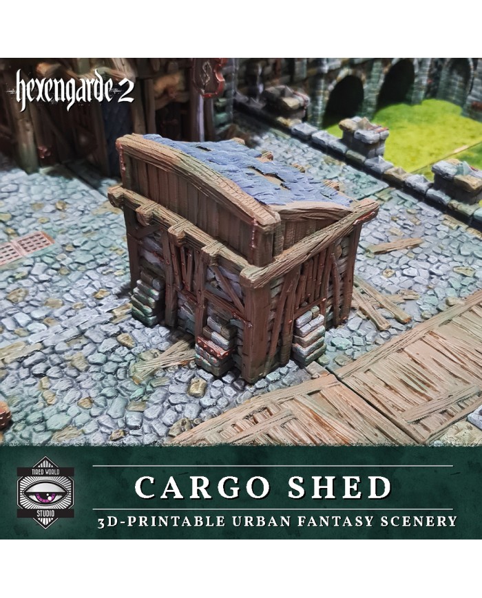 Cargo Shed of Hexengarde City|Tired World Studio|Mordheim Terrain
