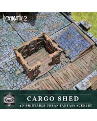 Cargo Shed of Hexengarde City|Tired World Studio|Mordheim Terrain
