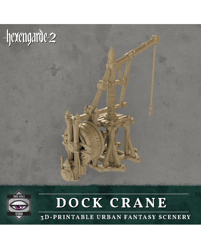 Grua del Muelle de Hexengarde|Tired World Studio|Escenografia Mordheim