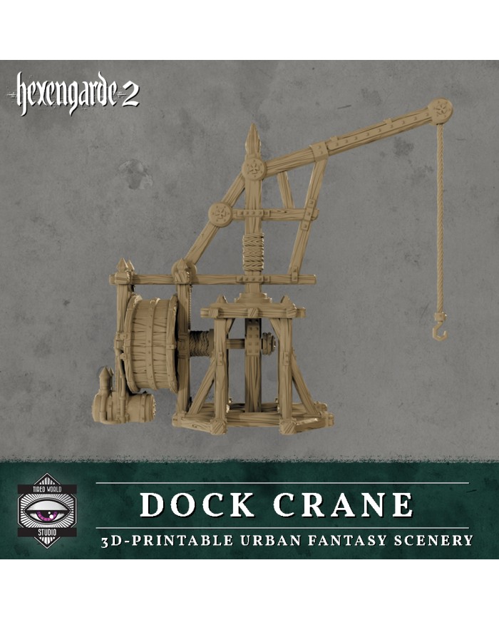 Dock Crane of Hexengarde City|Tired World Studio|Mordheim Terrain