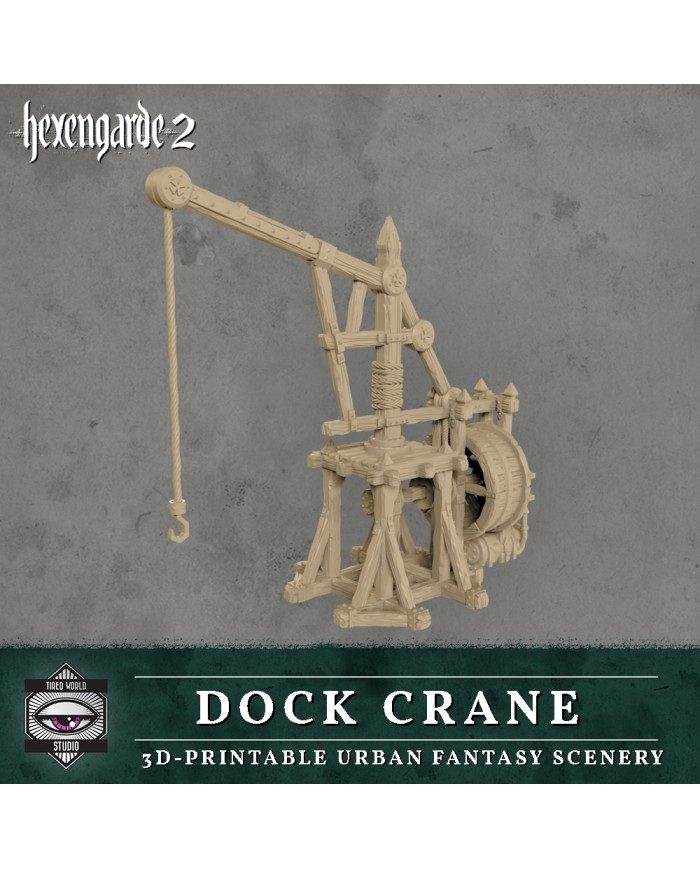 Dock Crane of Hexengarde City|Tired World Studio|Mordheim Terrain