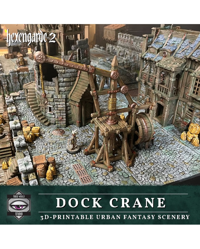Dock Crane of Hexengarde City|Tired World Studio|Mordheim Terrain