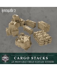 Cargo Stacks of Hexengarde City|Tired World Studio|Mordheim Terrain