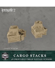 Cargo Stacks of Hexengarde City|Tired World Studio|Mordheim Terrain