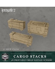 Cargo Stacks of Hexengarde City|Tired World Studio|Mordheim Terrain