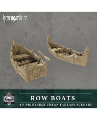 Botes de Remos de Hexengarde (x2)|Tired World Studio|Escenografia Mordheim