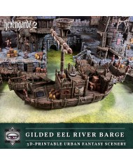 Gilded Eel River Barge|Tired World Studio|Mordheim Terrain