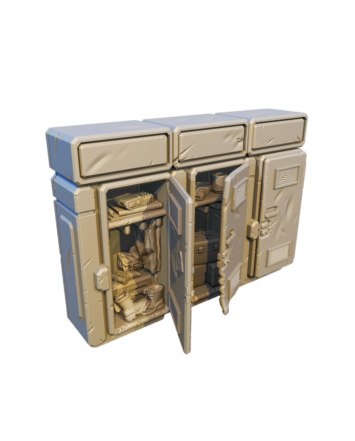 ARCS Lockers|David Sheff Models|Sci-Fi Props
