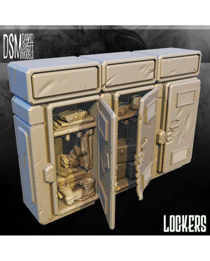 Taquillas del ARCS|David Sheff Models|Accesorios Sci-Fi