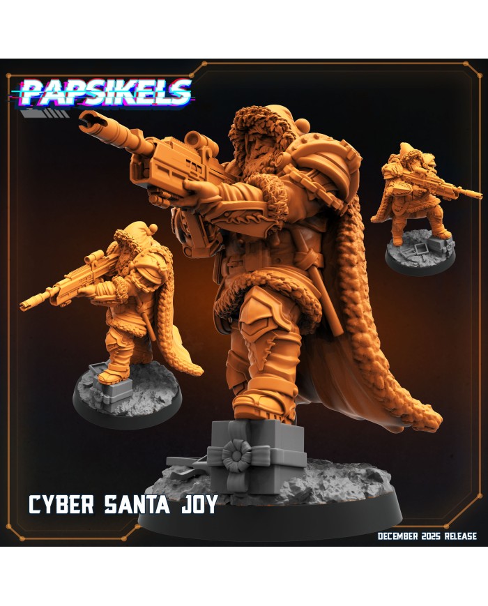 Cyber Santa Joy|Papsikels Miniatures|Christmas