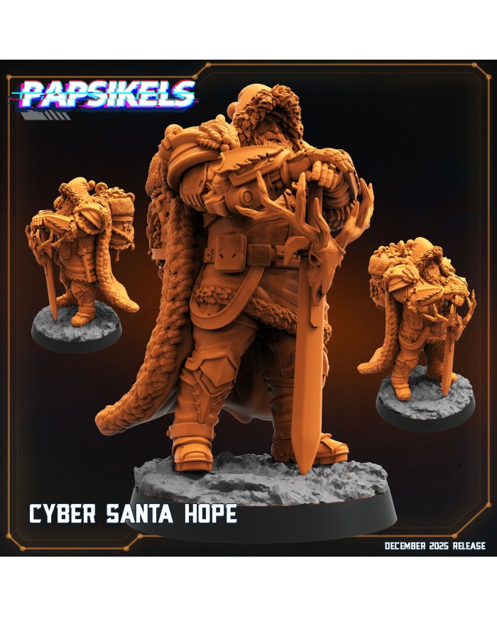 Cyber Santa Hope|Papsikels Miniatures|Christmas