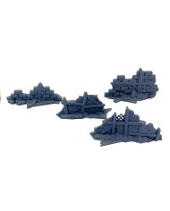 Wall Ruins of Hexengarde City|Tired World Studio|Mordheim Terrain